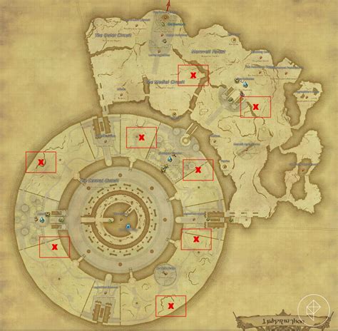 ffxiv treasure map locations.